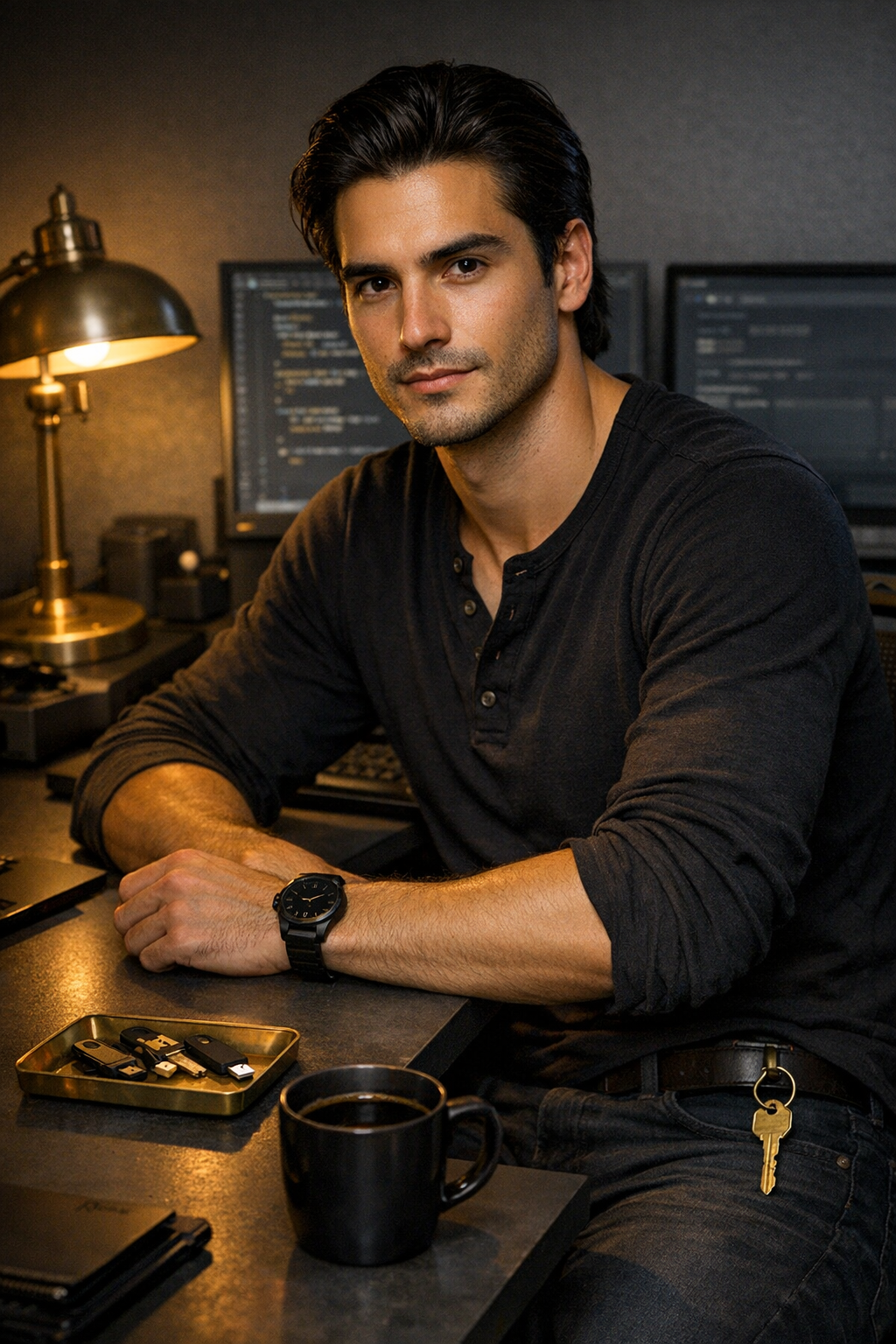 Marco profile illustration